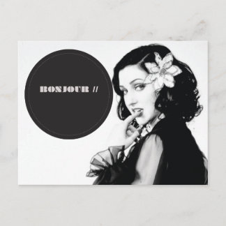 ボンジュールはがき ポストカード