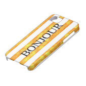 ボンジュールオレンジストライプ《写真》ぼけ味 Case-Mate iPhoneケース (下部)