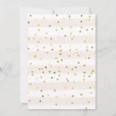 ボンジュールカフェピンクコケットベビーシャワー 招待状 (裏面)