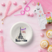 ボンジュールカラフルパリ ペーパーボウル (パーティー)