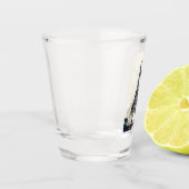 ボンジュールスカイラインマラソンパリ ショットグラス (左)