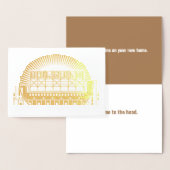 ボンジュールハイニューホームおめでとう 箔カード (ディスプレー)