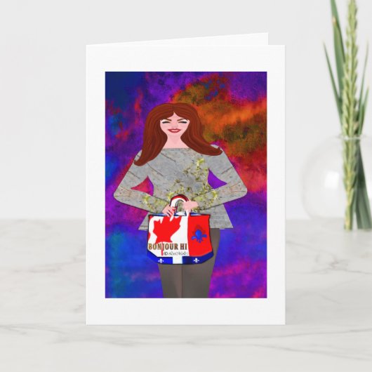 ボンジュールハイリーマリークリエイティブデザイン カード (正面)