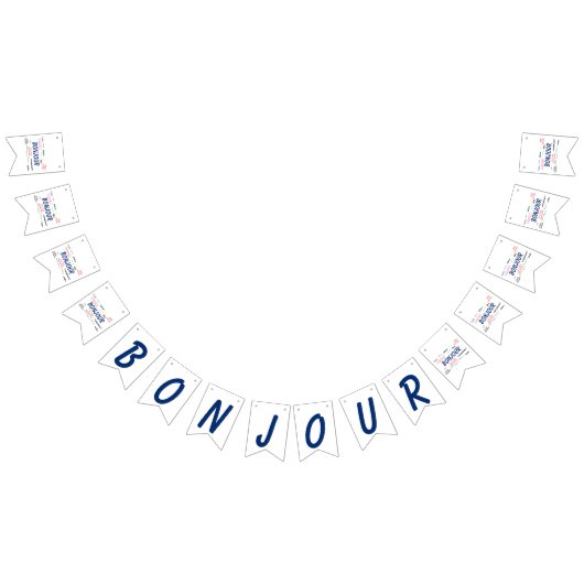 ボンジュールハローランゲージズワールドトラベルカラフル バンティングフラッグ (全)