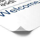 ボンジュールハローランゲージズワールドファカラフルミリ ポスター (角)