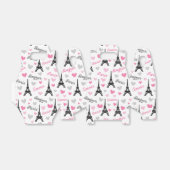 ボンジュールパリパターンパーティーの好意ボックス フェイバーボックス (折り畳みなし)