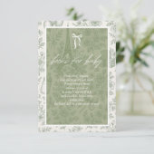 ボンジュールビーブックスフォーベビーセージグリーンジュフランスのイ エンクロージャーカード (スタンド正面)