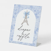 ボンジュールビーブルートイレオムツラッフル 台座サイン (正面)