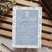 ボンジュールビーベブルートイレボーイフランスのベビーシャワー 招待状