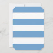 ボンジュールビーベブルーベレットキャットボーイベビーシャワー 招待状 (裏面)