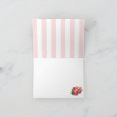 ボンジュールフランスのインスパイアノートカード サンキューカード (内部)