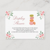 ボンジュールフランスのベカフェフローラ表示シャワー エンクロージャーカード (正面)