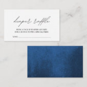 ボンジュールフランスのベビーシャワーおむつラッフル エンクロージャーカード (正面/裏面)