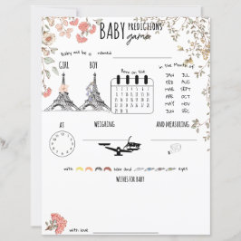 ボンジュールフランスのベベビー予測希望ゲーム