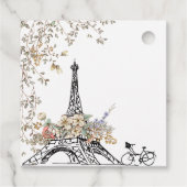 ボンジュールフランスのベ男女兼用ベビシャワー フェイバータグ (裏面)