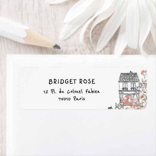 ボンジュールフランスのベ男女兼用ベビシャワー ラベル (インサイチュ)