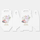 ボンジュールフローラマカロンミルクティベイビーシャワー フェイバーボックス (見開き)