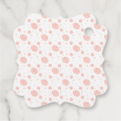 ボンジュールベエッフェルタワーパリベビーシャワー フェイバータグ (裏面)