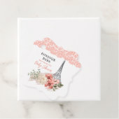 ボンジュールベエッフェルタワーパリベビーシャワー フェイバータグ (インサイチュ)