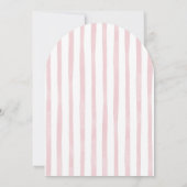 ボンジュールベパティスリーベビーシャワー 招待状 (裏面)