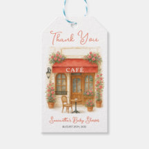 ボンジュールベパリフランスのカフェベビーシャワー