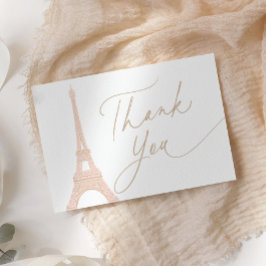 ボンジュールベパリベビッフランスのキシャワー サンキューカード