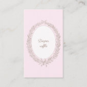 ボンジュールベピンクバロフランスのーク エンクロージャーカード (正面)