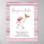 ボンジュールベフランスのゾウ歓迎ベビシャワー ポスター<br><div class="desc">Bonjour Bebe Parisフランスの Elephant Welcome Baby Shower Posterは、テーマ別のベビシャワー用に水彩要素をデザインしたフランスのウェルカムサインだ。愛の街によって赤ちゃん男女兼用のシャワーを望むインスパイアママに最適な – パリ。文字の編集 – 色、フォント、サイズの変更。このテンプレートに必要な調整のメッセージ</div>