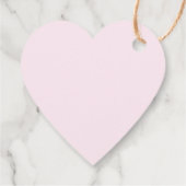 ボンジュールベフランスのパティスリー赤ちゃんシャワーピンク フェイバータグ (裏面)