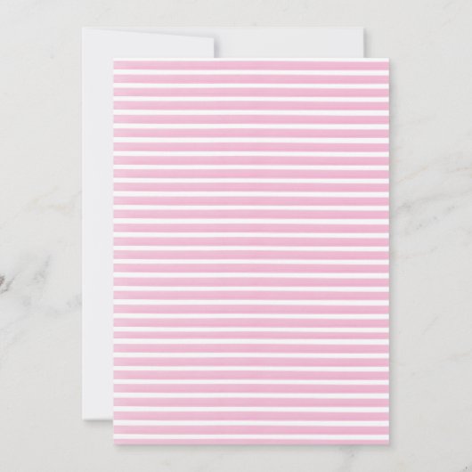 ボンジュールベフランスのパリエレファントベビーシャワー 招待状 (裏面)