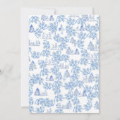 ボンジュールベフランスのベエレファントボーイシャワーホテル 招待状 (裏面)