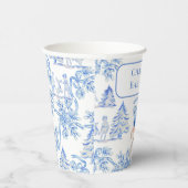 ボンジュールベフランスのロマンチックな女の子ベビシャワーパップ 紙コップ (右)