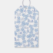 ボンジュールベフランスのロマン少女ベビーシャワーGIF ギフトタグ (裏面)