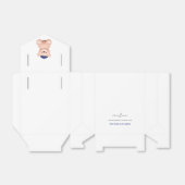 ボンジュールベフランスのーウォーターカラーベビーベイビーシャワー フェイバーボックス (折り畳みなし)