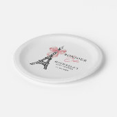 ボンジュールベベベコケットボーパリベビーシャワー ペーパープレート (アングル)