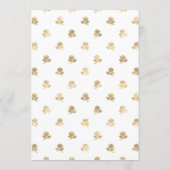 ボンジュールベベベパリジャンカフェベビーシャワー アドバイスカード (裏面)