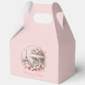 ボンジュールベベベパリジャンシック赤ちゃんシャワー フェイバーボックス (正面)