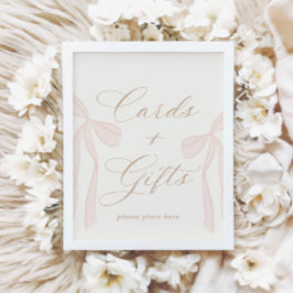 ボンジュールベベベピンクパリエッフェルタワーカード&ギフト ポスター