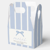 ボンジュールベベベピンクパリエッフェルタワーベビシャワー フェイバーボックス (オープン)