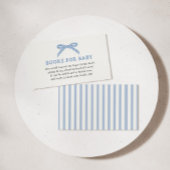 ボンジュールベベベブルーパリエッフェルブックスフォーベビー エンクロージャーカード