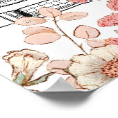 ボンジュールベ男女兼用ベビーシャワーへようこそSi ポスター (角)