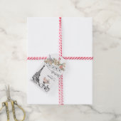 ボンジュールベ男女兼用ベビーシャワー ギフトタグ (より糸付き)