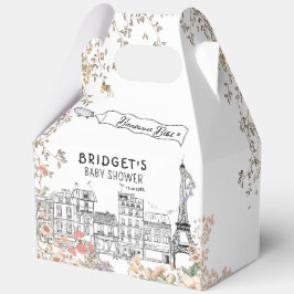 ボンジュールベ男女兼用ベビーシャワー フェイバーボックス