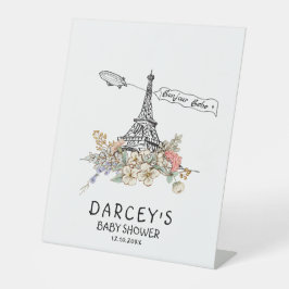 ボンジュールベ男女兼用ベビーシャワー 台座サイン