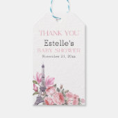 ボンジュールベ | フローラフランスののシャワー ギフトタグ (正面)