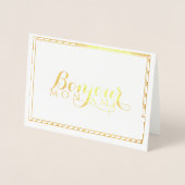 ボンジュールモンフランスのアミ 箔カード (正面)