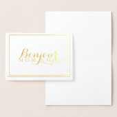 ボンジュールモンフランスのアミ 箔カード (ディスプレー)