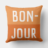 ボンジュール クッション (裏面)