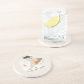 ボンジュール　クロワッサン＆コーヒー   コースター (側面)