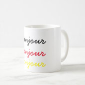 ボンジュール コーヒーマグカップ (正面右)